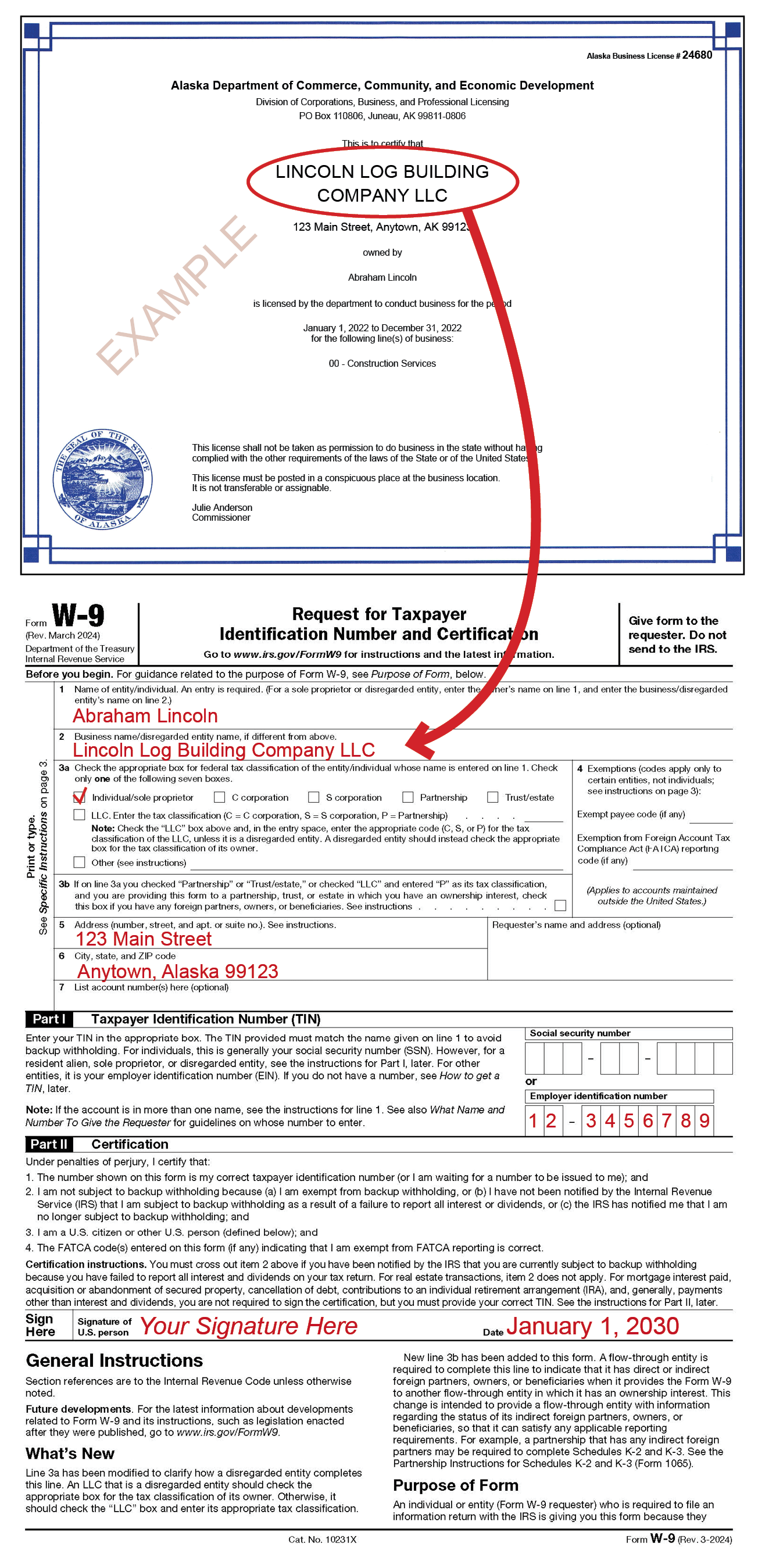 W-9 Tips - Thread